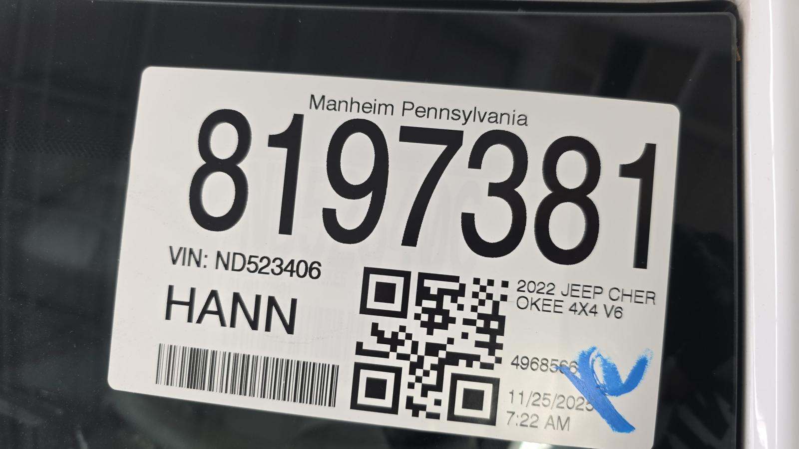 2022 Jeep Cherokee Trailhawk AWD