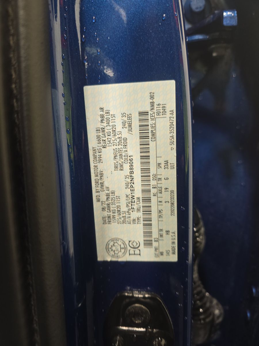 2022 Ford F-150 Lariat AWD