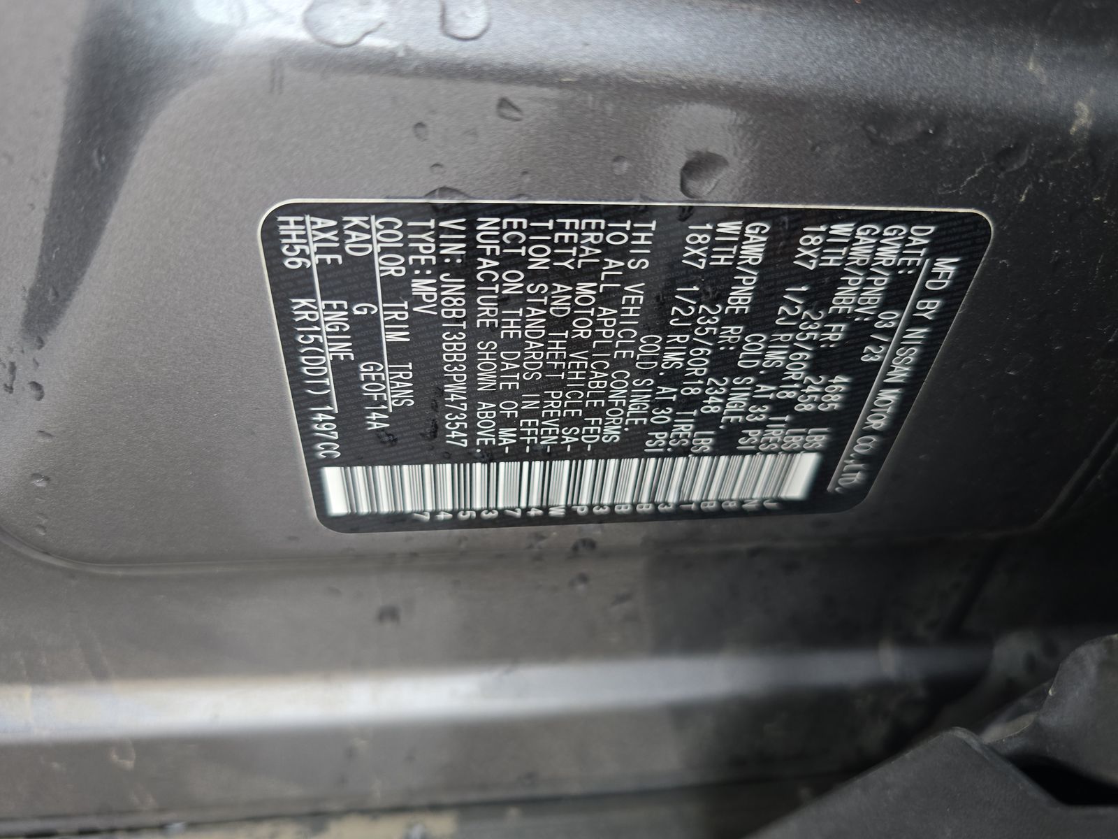 2023 Nissan Rogue SV AWD