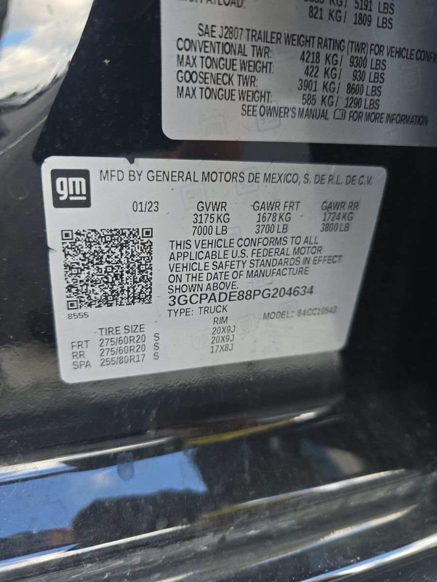 2023 Chevrolet Silverado 1500 RST RWD