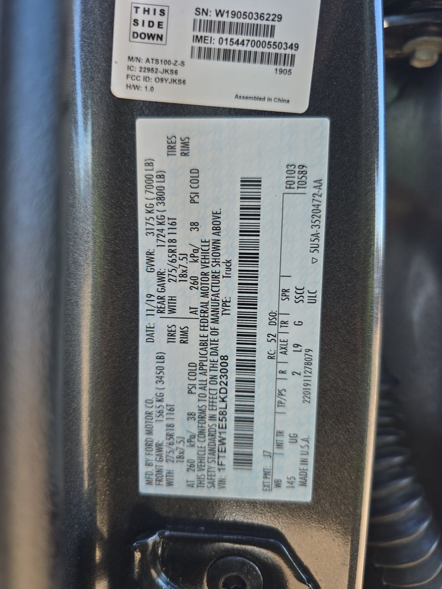 2020 Ford F-150 XLT AWD