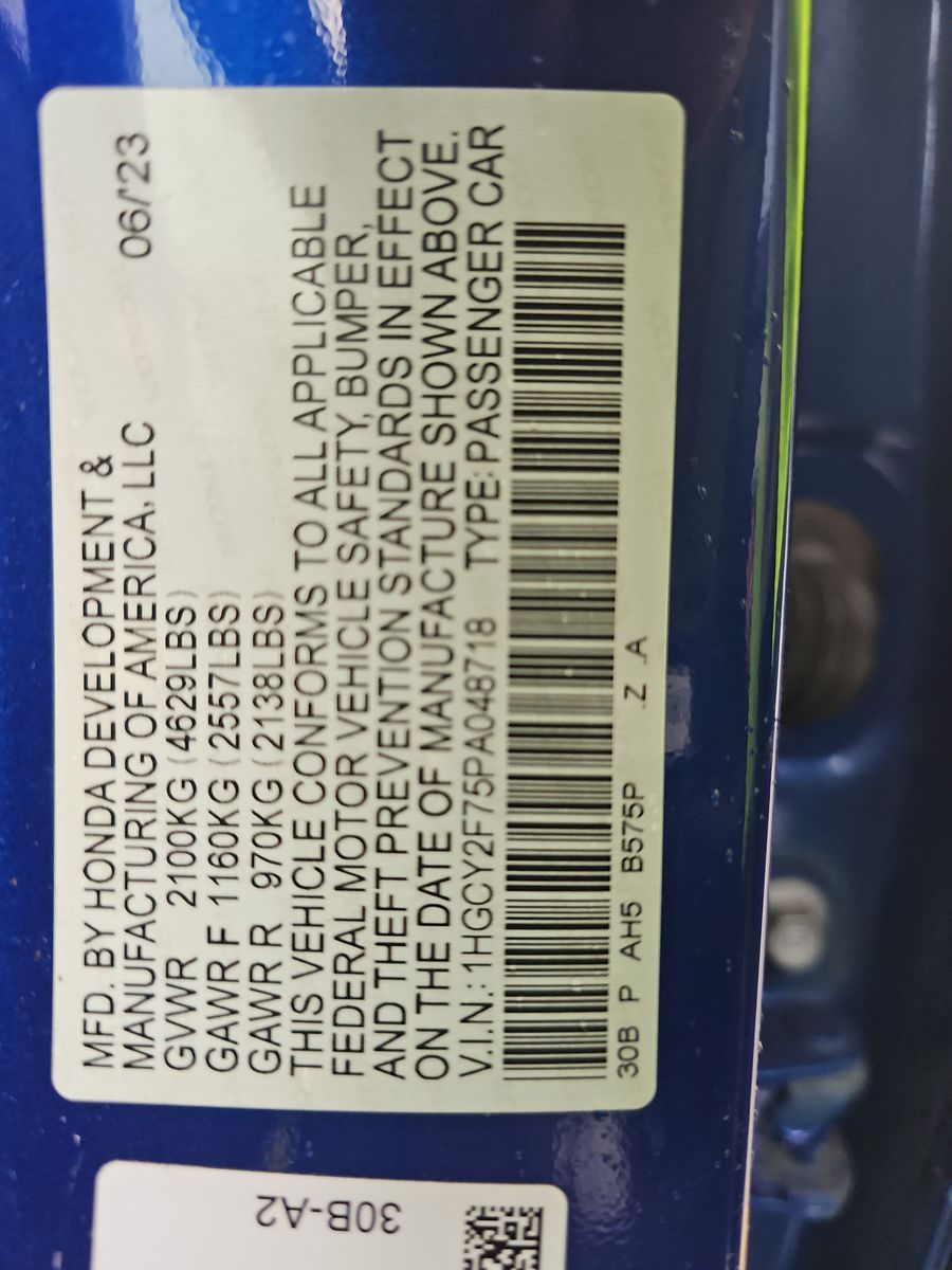 2023 Honda Accord Hybrid Sport-L FWD