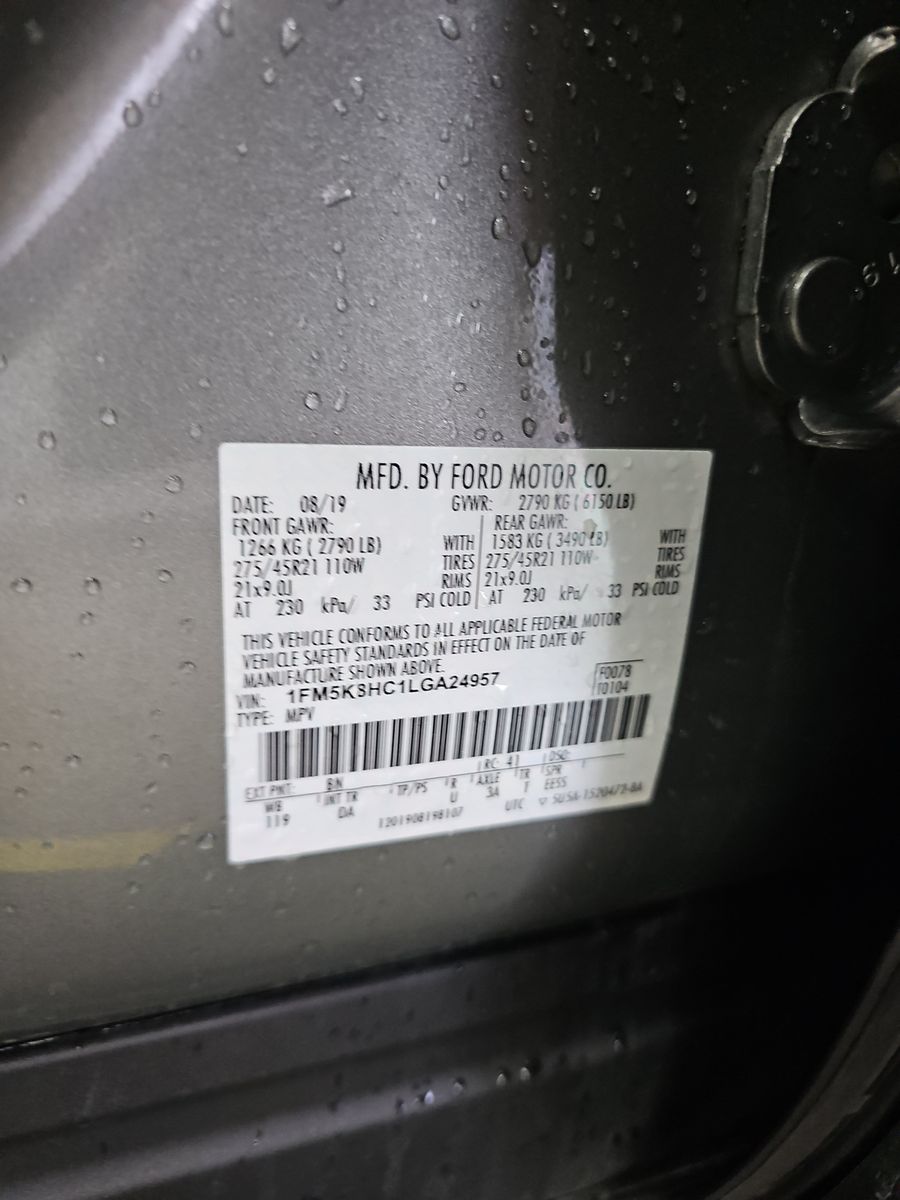 2020 Ford Explorer Platinum AWD