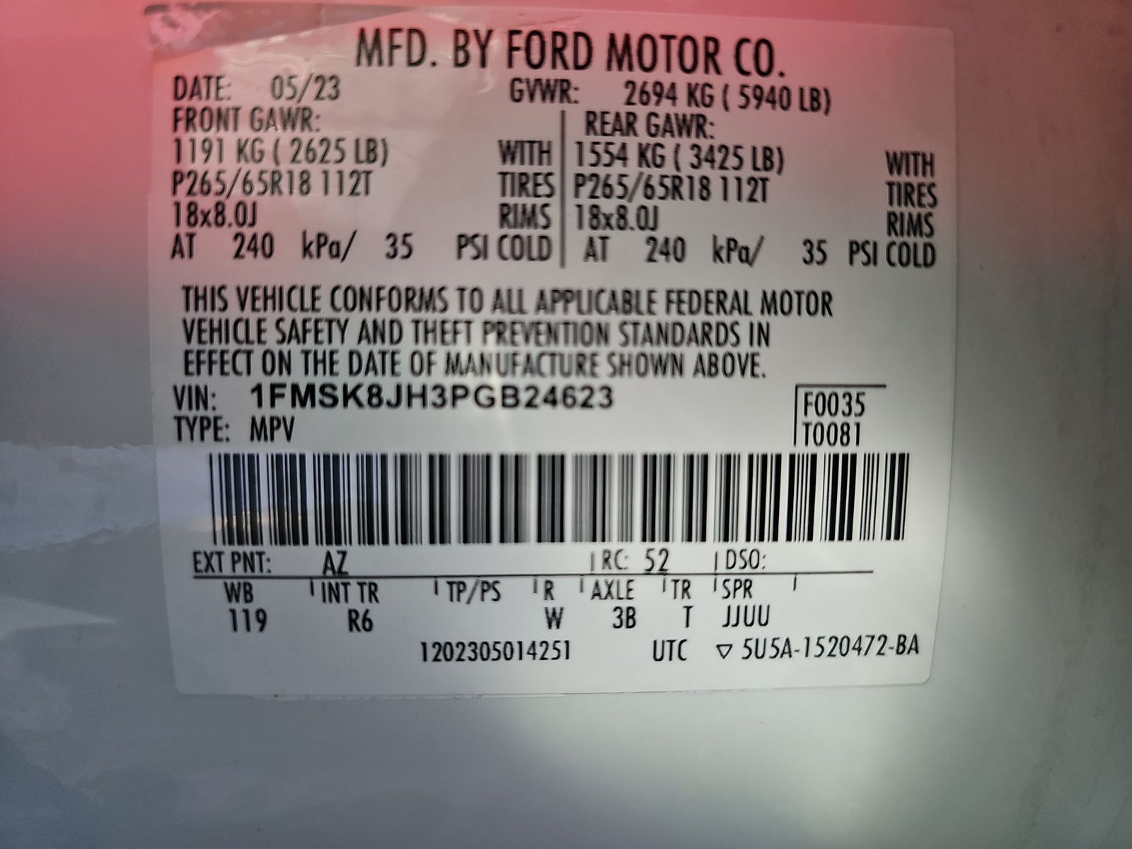 2023 Ford Explorer Timberline AWD