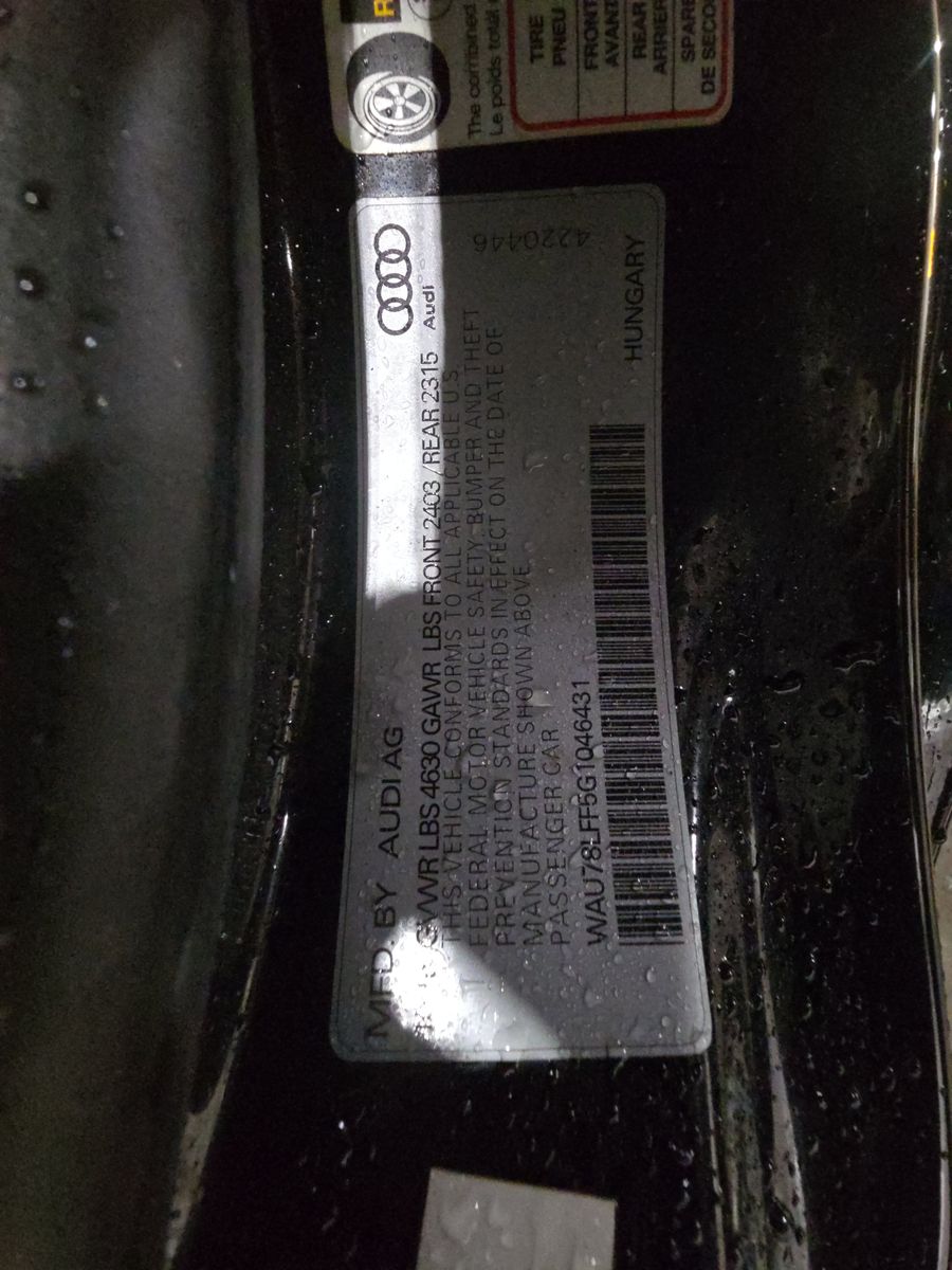 2016 Audi A3 2.0T Premium AWD