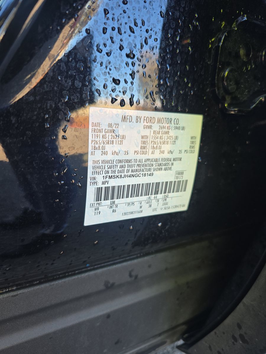 2022 Ford Explorer Timberline AWD