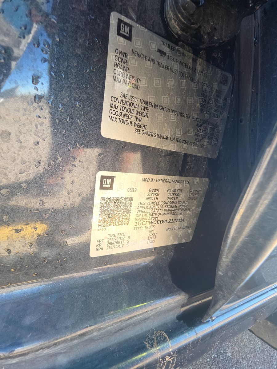 2020 Chevrolet Silverado 1500 LT RWD