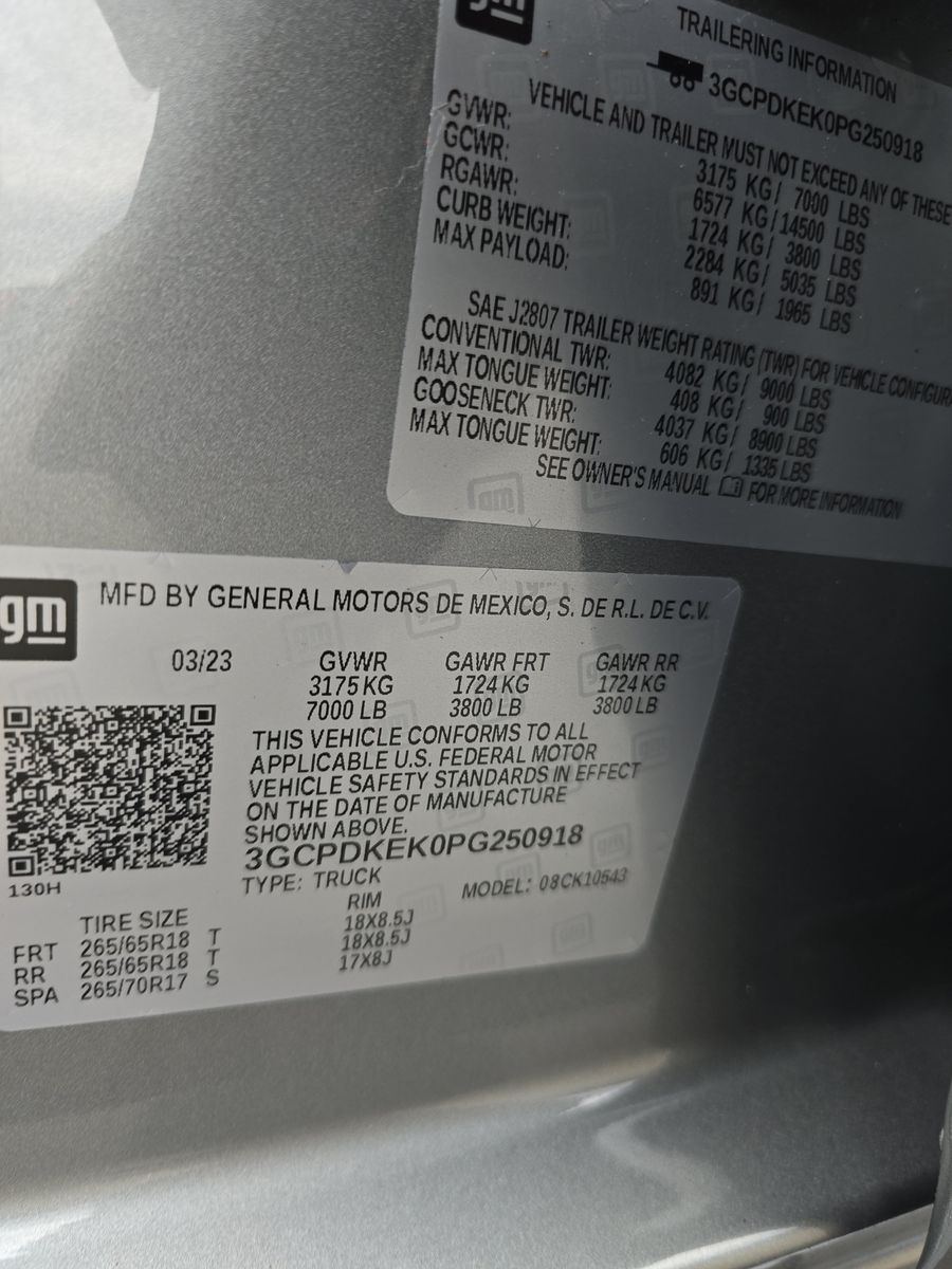 2023 Chevrolet Silverado 1500 LT AWD