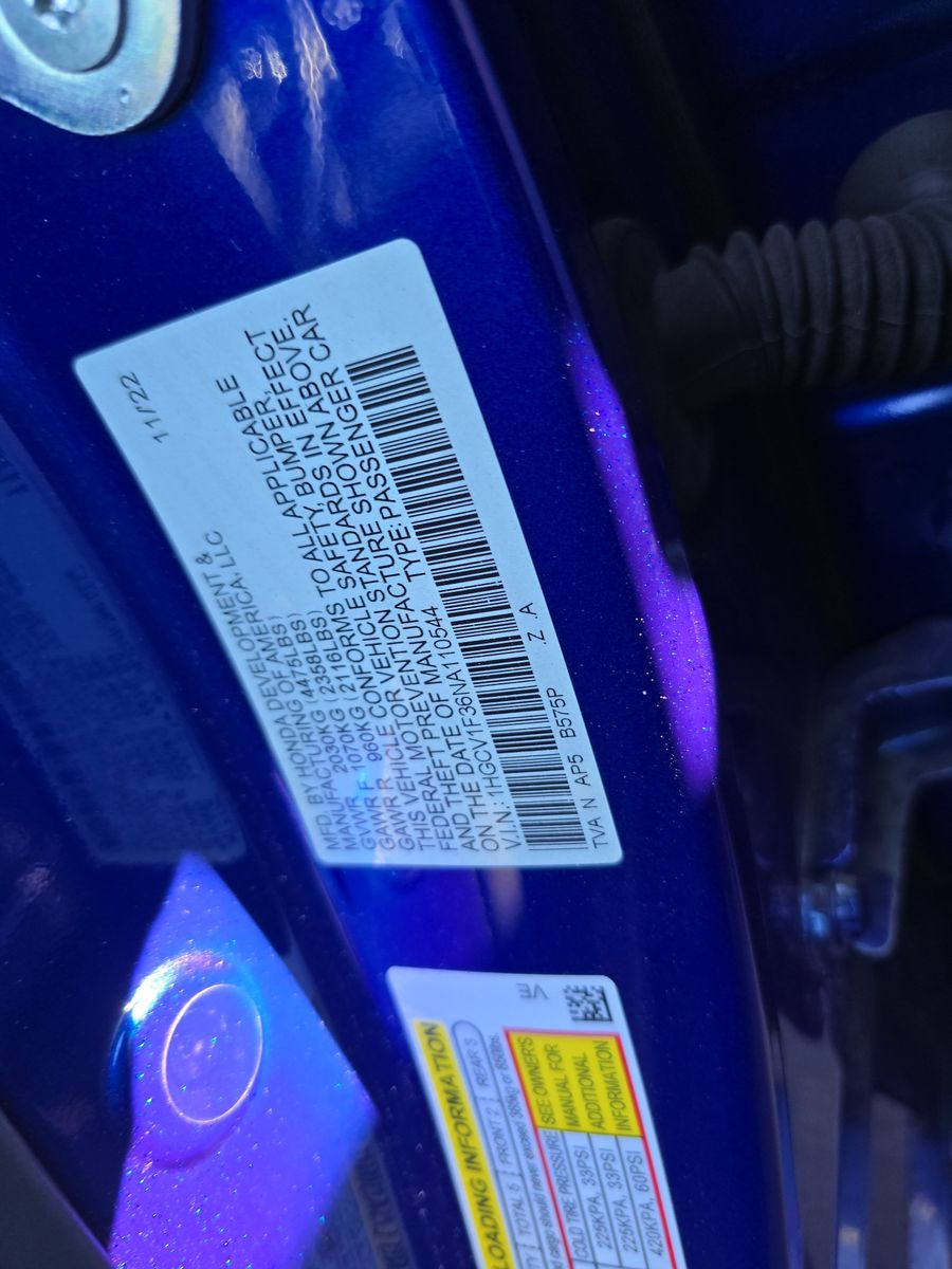 2022 Honda Accord Sport FWD