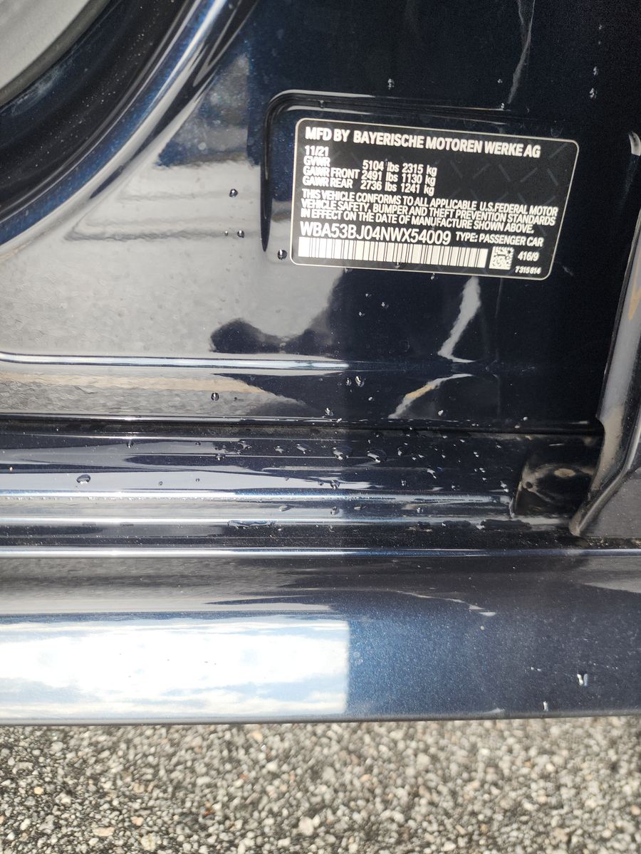 2022 BMW 5 Series 540i RWD