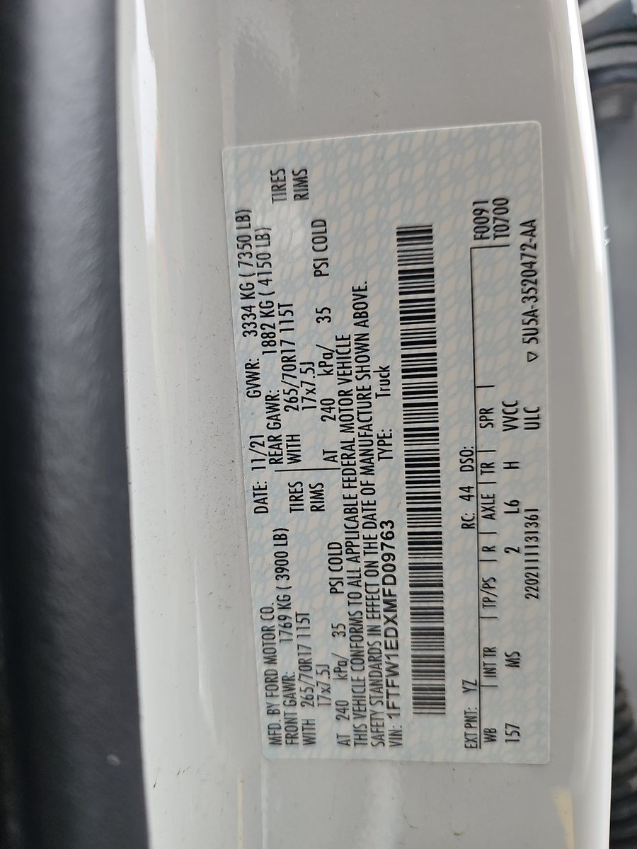 2021 Ford F-150 Hybrid XLT AWD