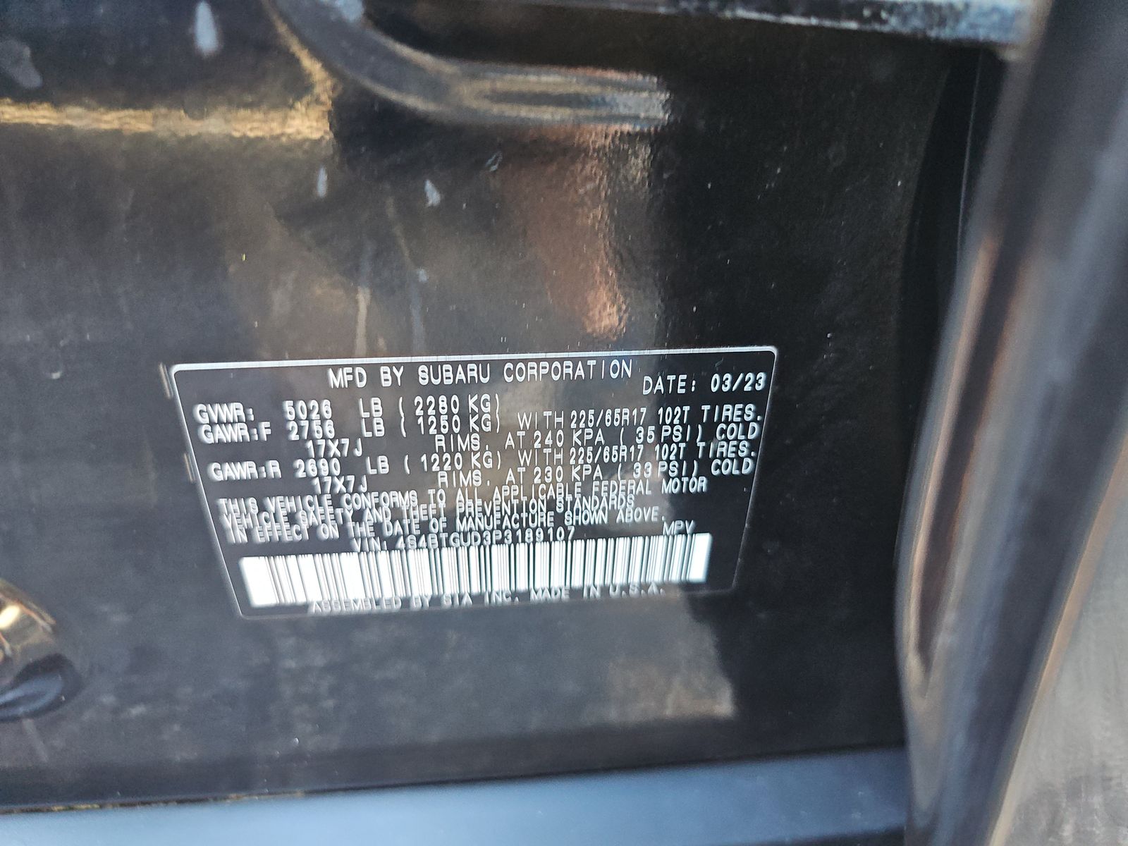 2023 Subaru Outback Wilderness AWD