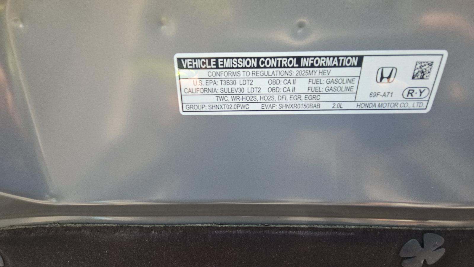 2025 Honda CR-V Hybrid Sport-L AWD