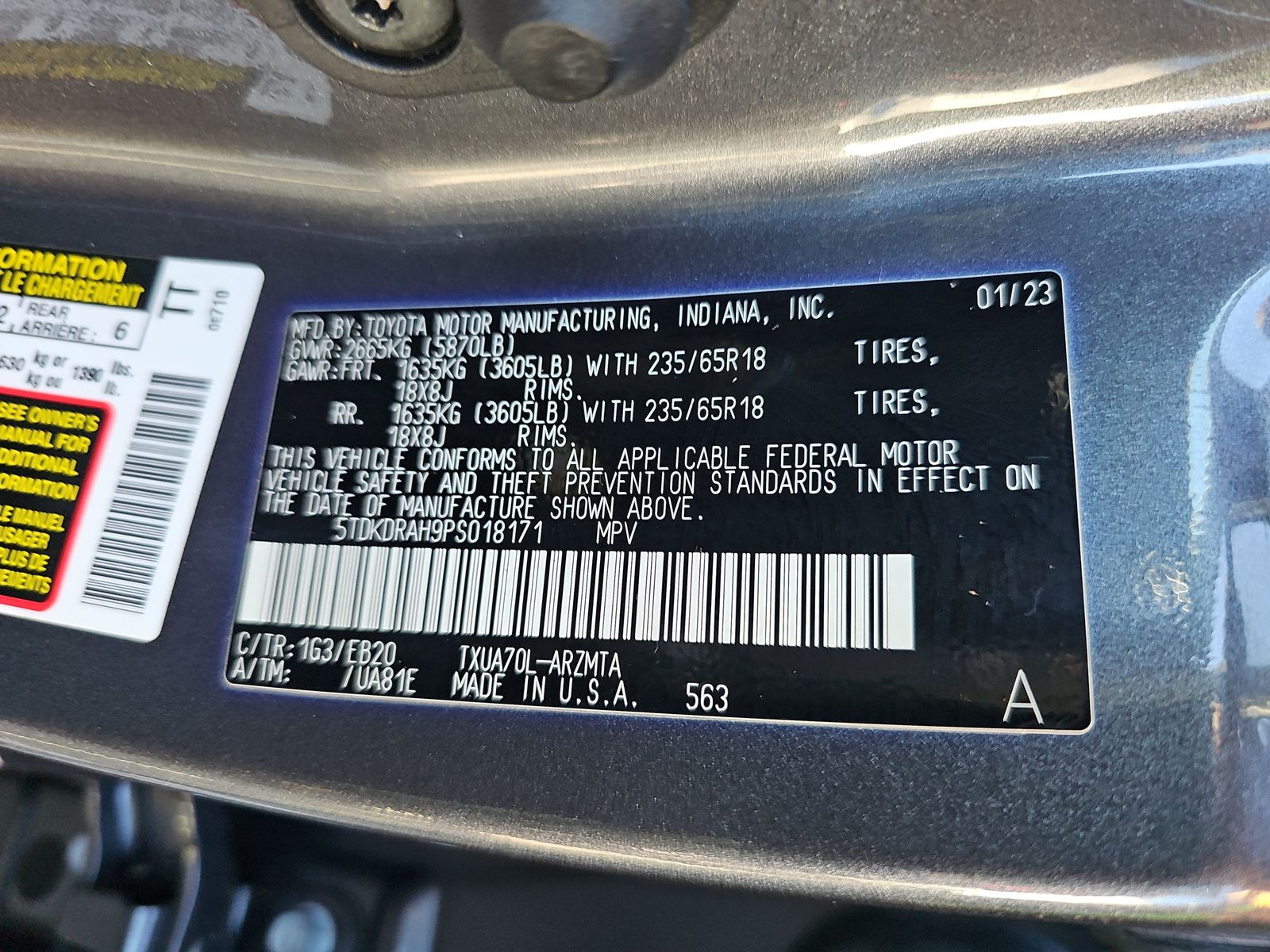 2023 Toyota Highlander XLE FWD