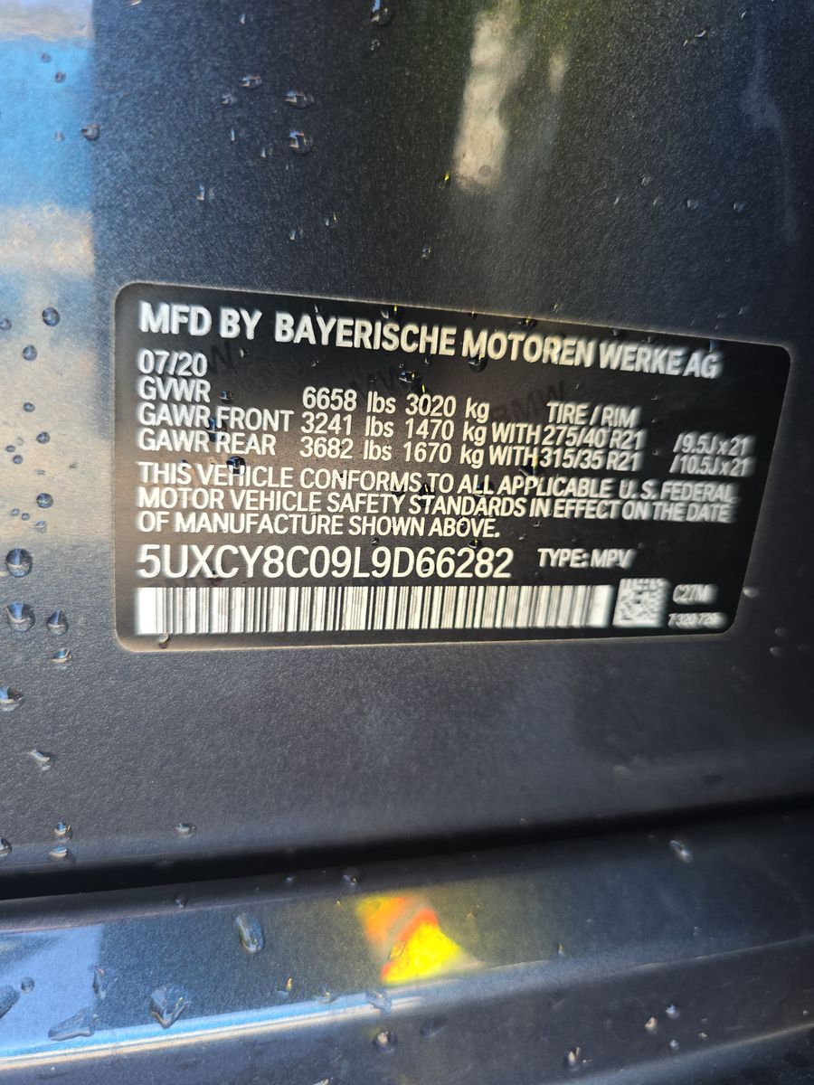 2020 BMW X6 M50i AWD