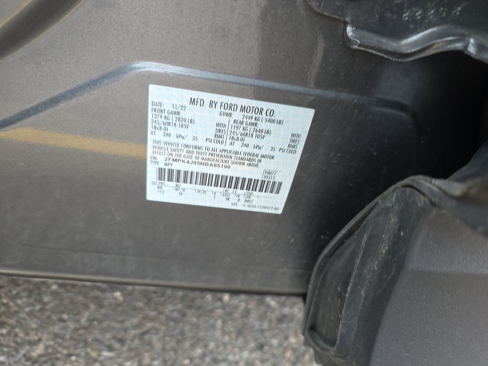 2022 Ford Edge SEL AWD