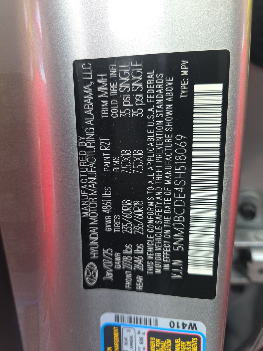 2025 Hyundai Tucson SEL AWD