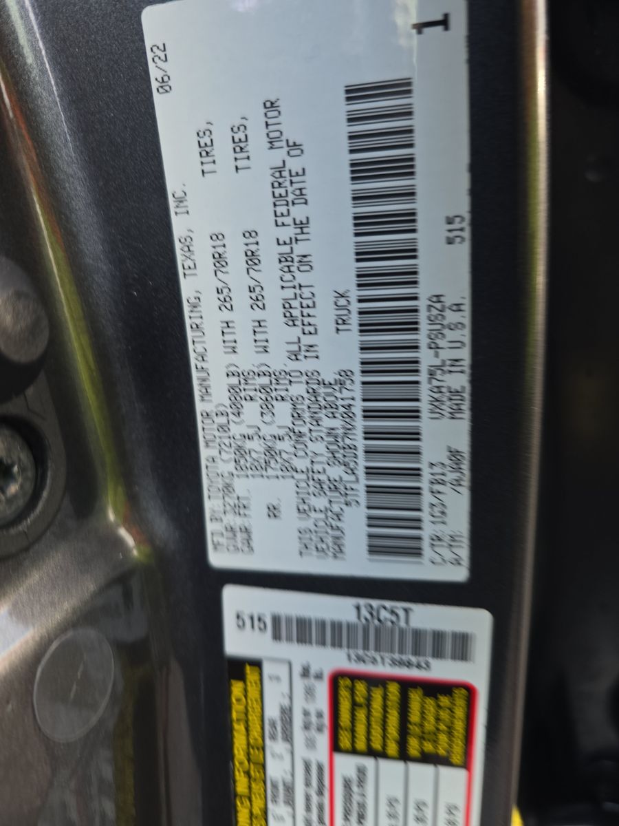 2022 Toyota Tundra SR5 AWD