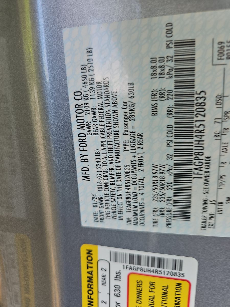 2024 Ford Mustang EcoBoost Premium RWD