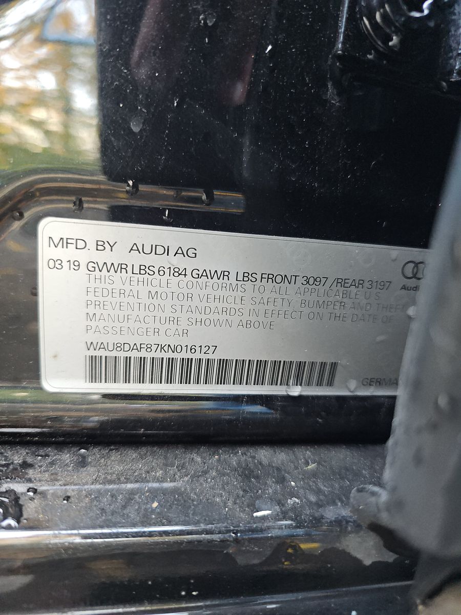 2019 Audi A8 L 3.0T AWD