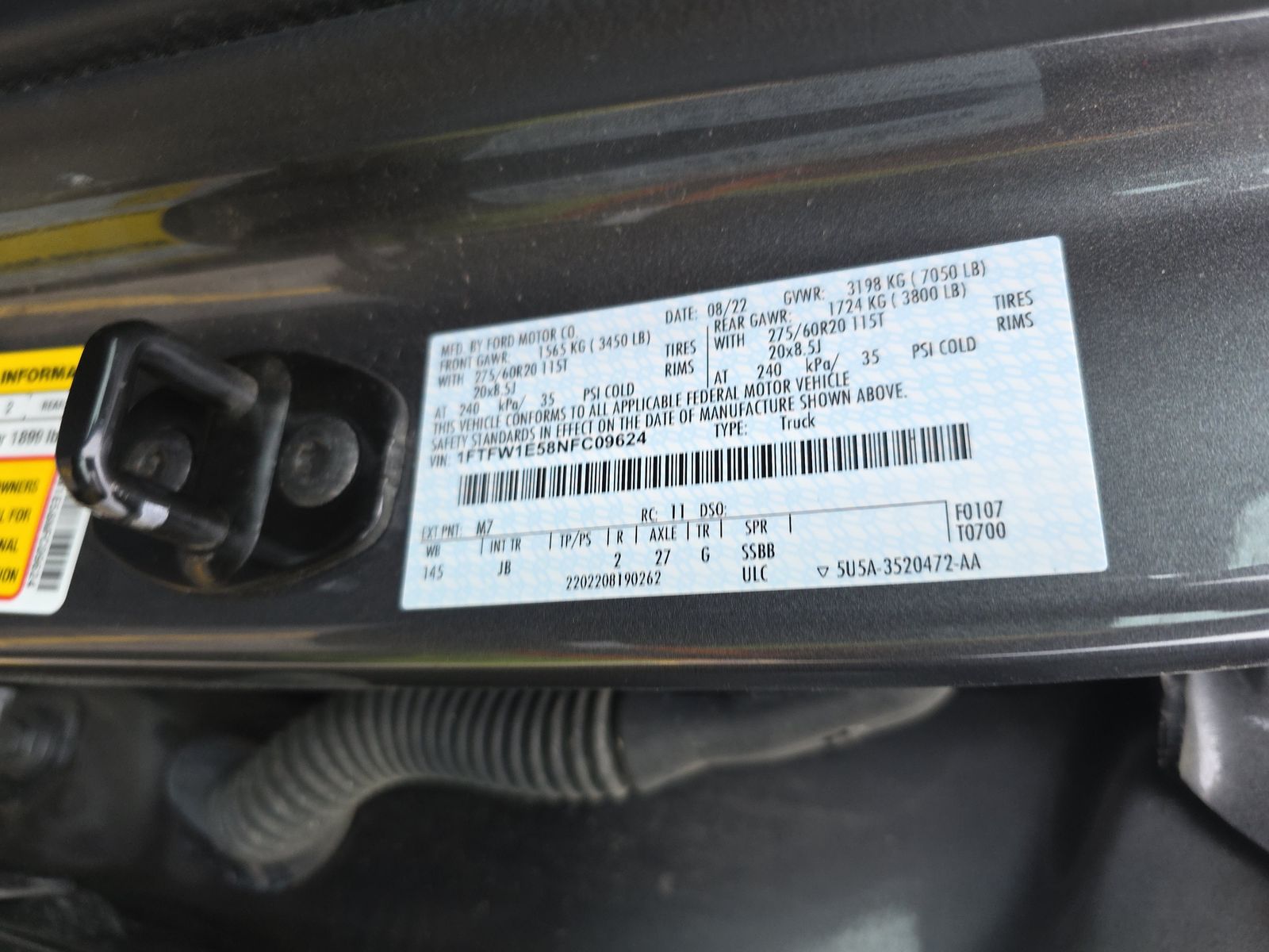 2022 Ford F-150 XL AWD