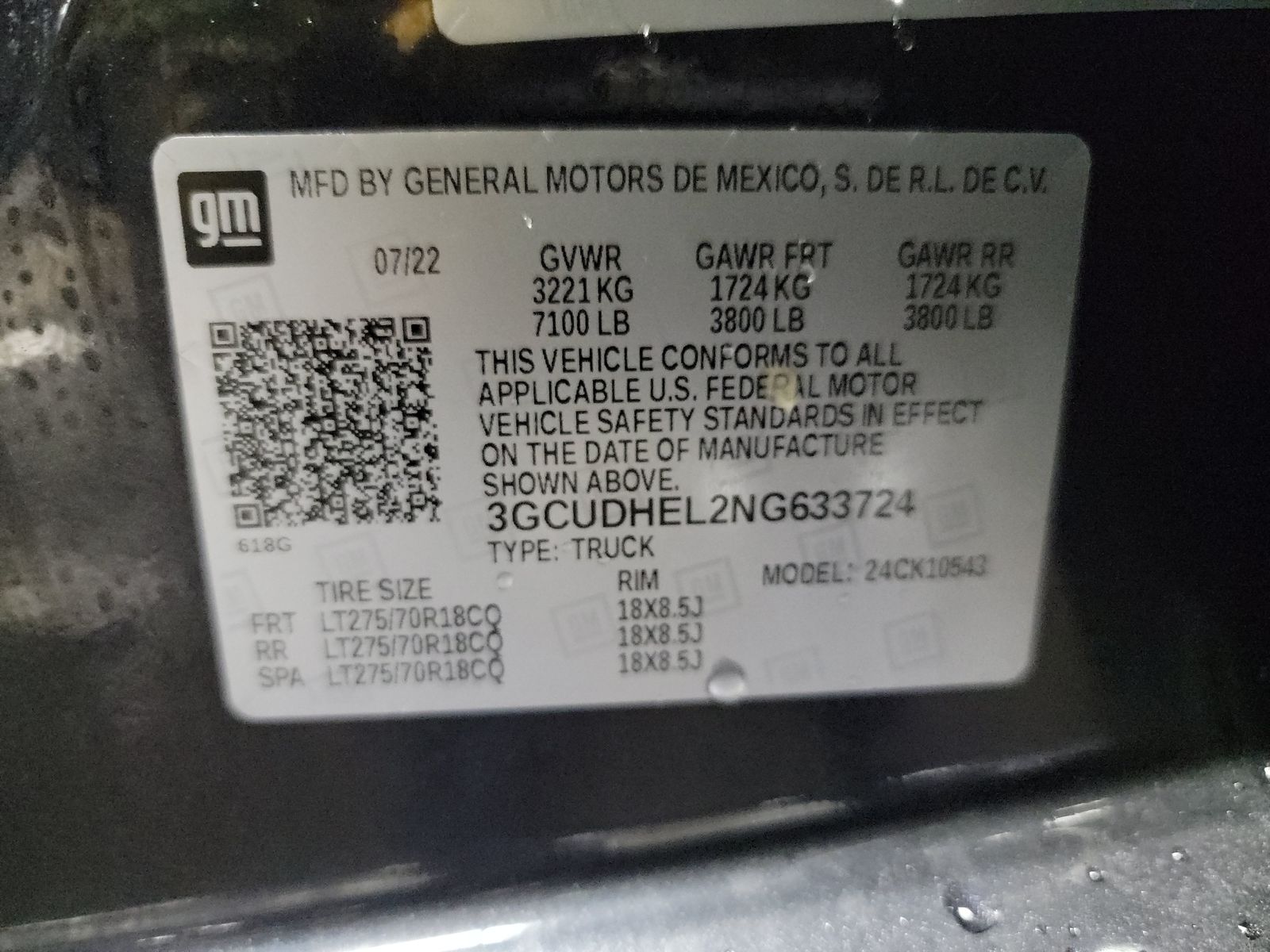 2022 Chevrolet Silverado 1500 ZR2 AWD