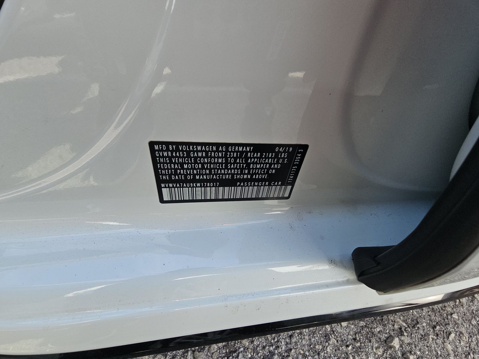 2019 Volkswagen Golf R 2.0T AWD