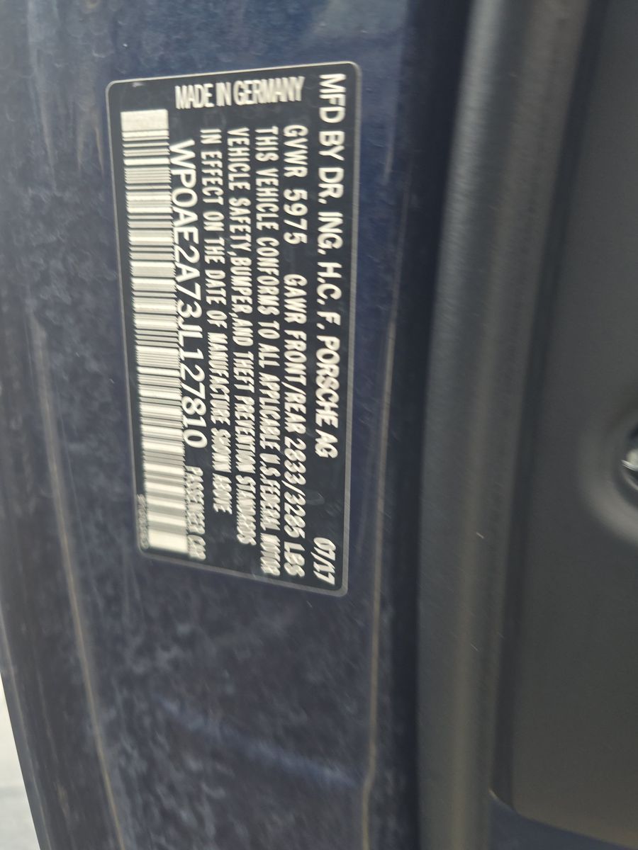 2018 Porsche Panamera E-Hybrid 4 AWD