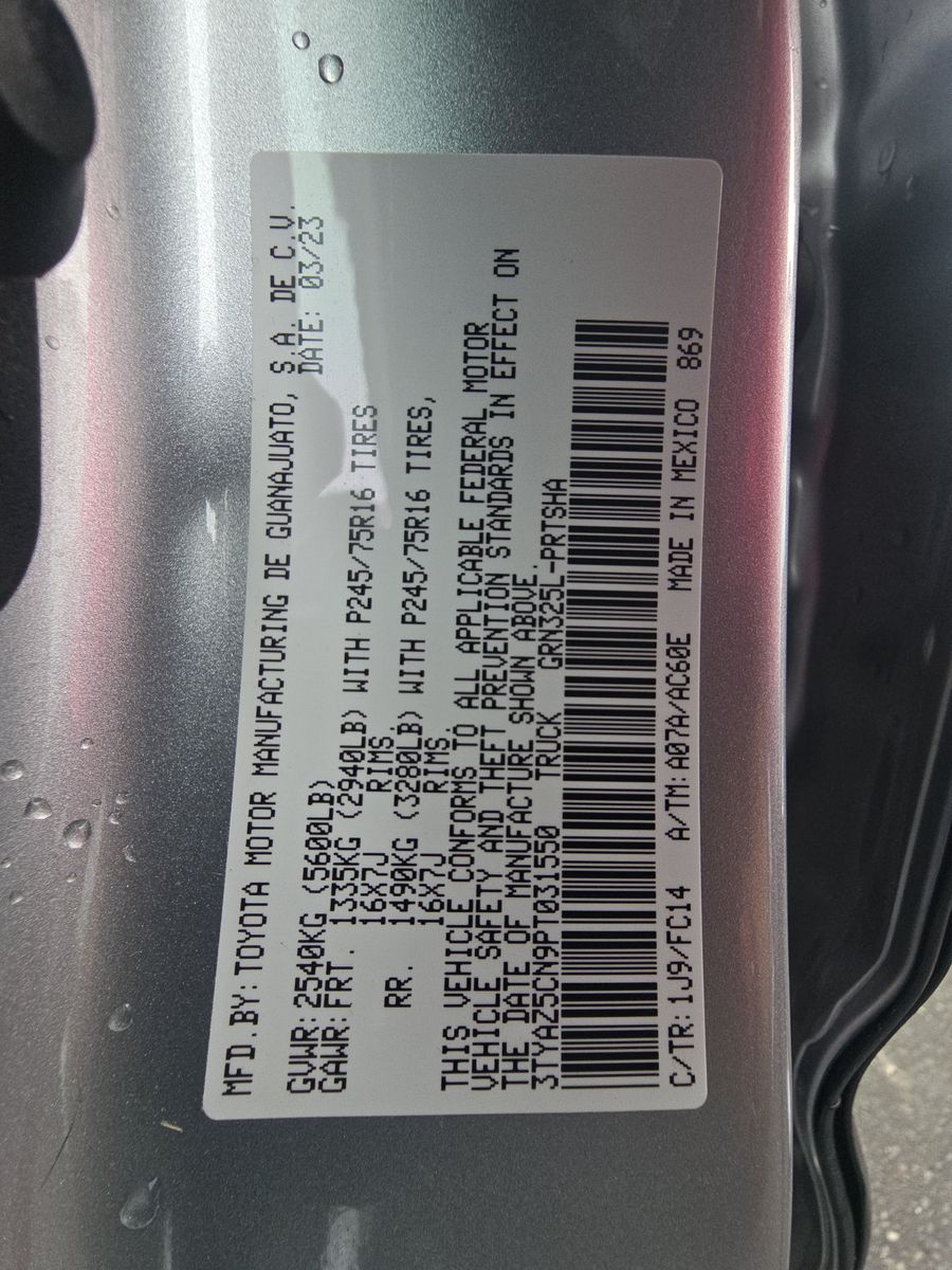 2023 Toyota Tacoma SR5 RWD