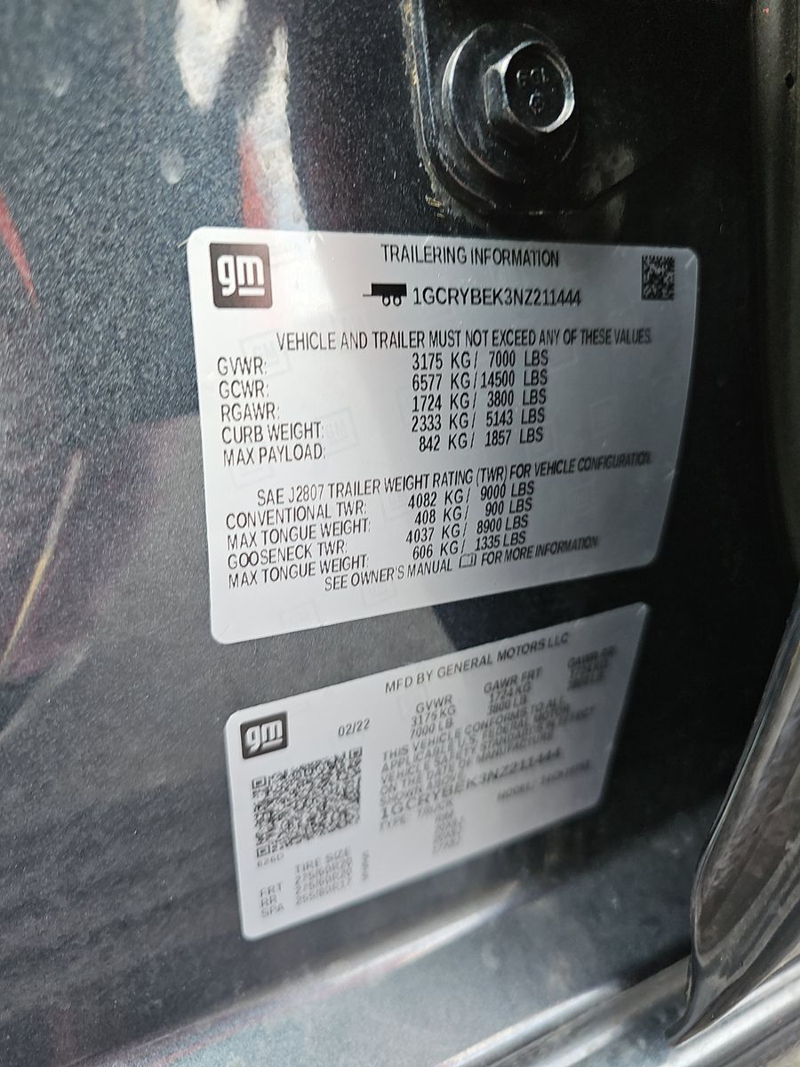 2022 Chevrolet Silverado 1500 Custom AWD