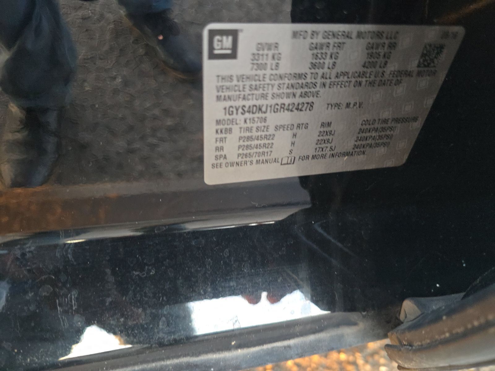 2016 Cadillac Escalade Platinum AWD