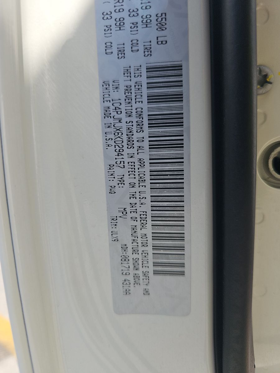 2019 Jeep Cherokee Overland AWD