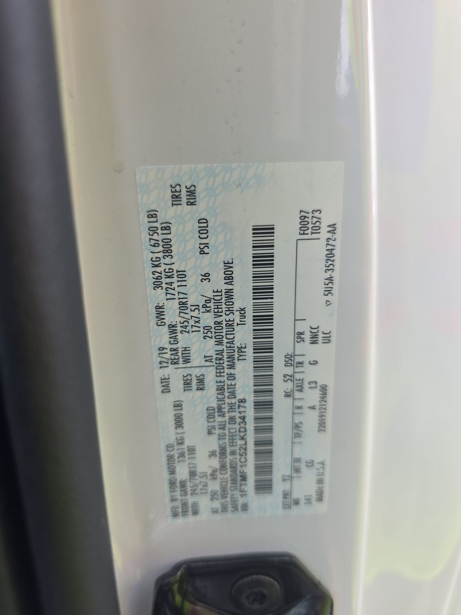 2020 Ford F-150 XL RWD