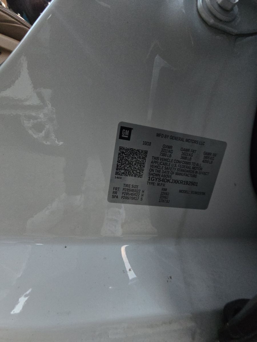 2019 Cadillac Escalade Platinum AWD