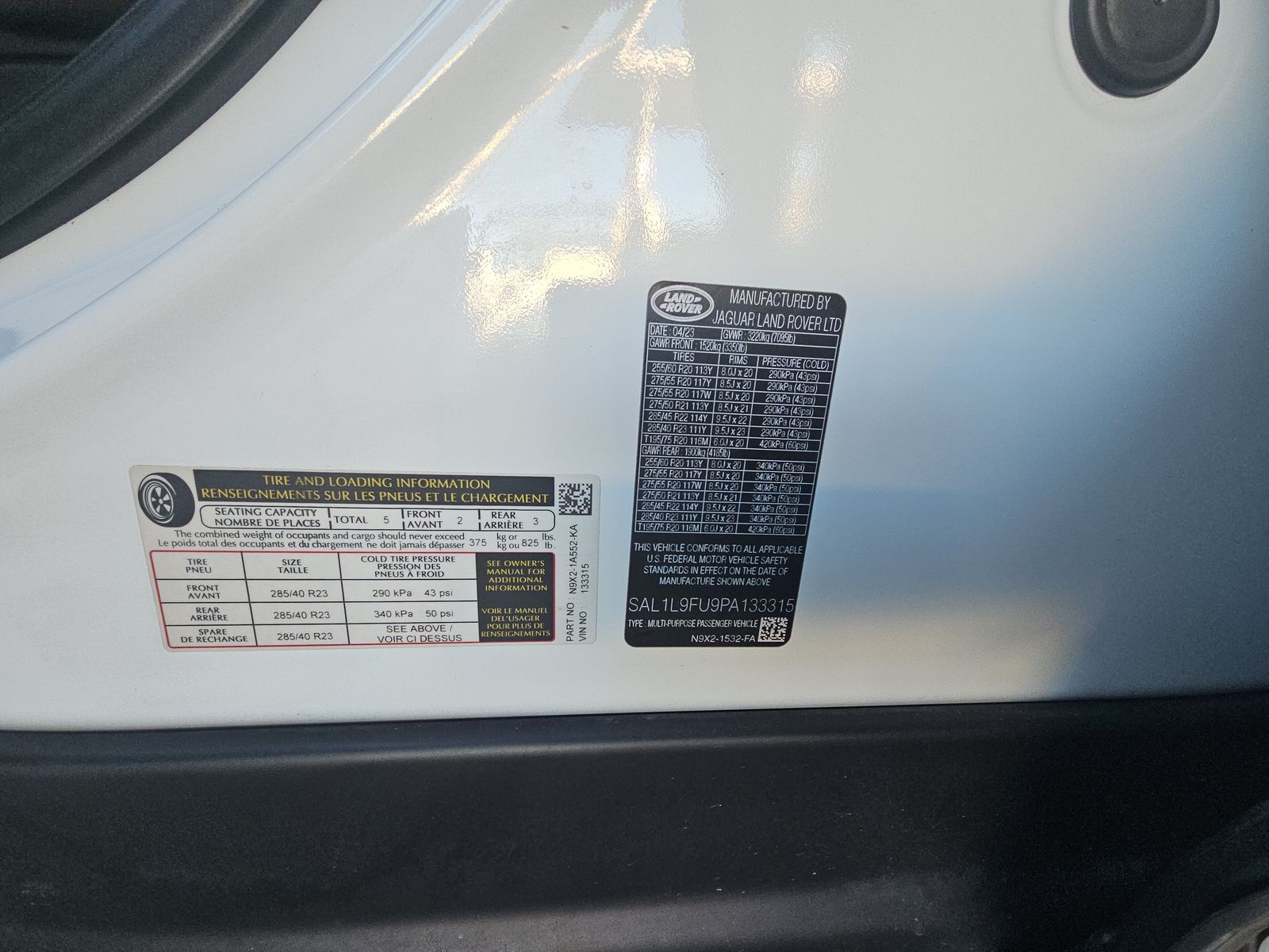 2023 Land Rover Range Rover Sport SE Dynamic AWD