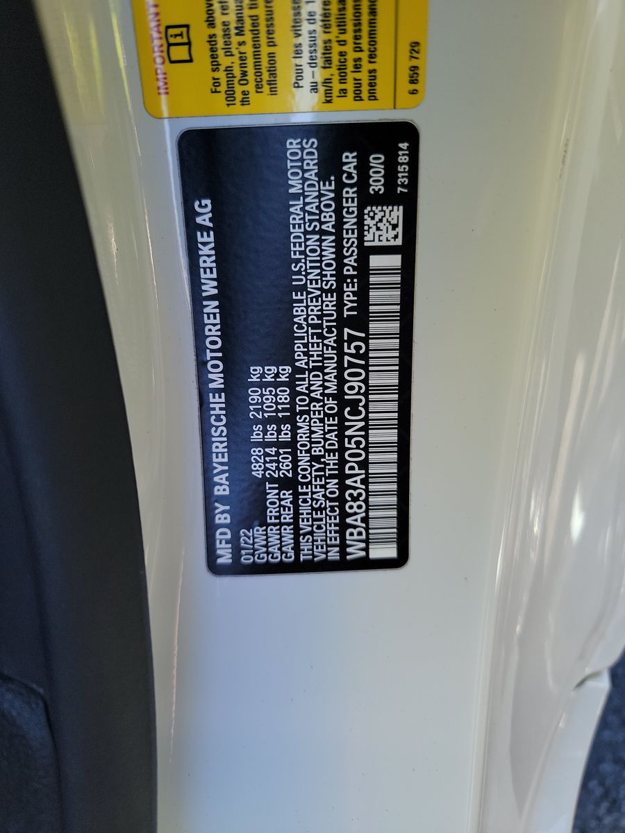 2022 BMW 4 Series M440i RWD