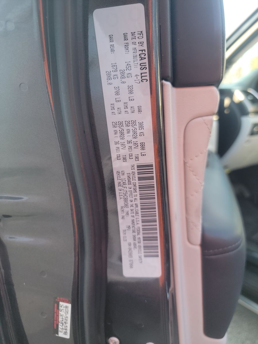 2017 Jeep Grand Cherokee Summit AWD