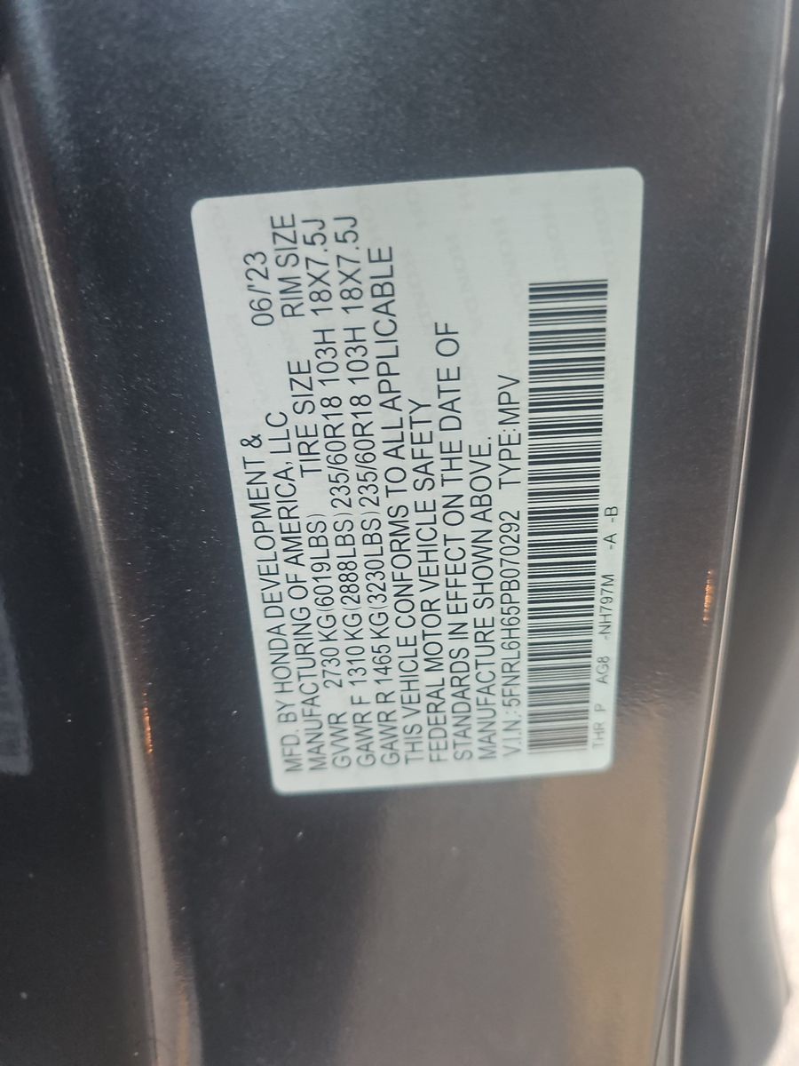 2023 Honda Odyssey EX-L FWD