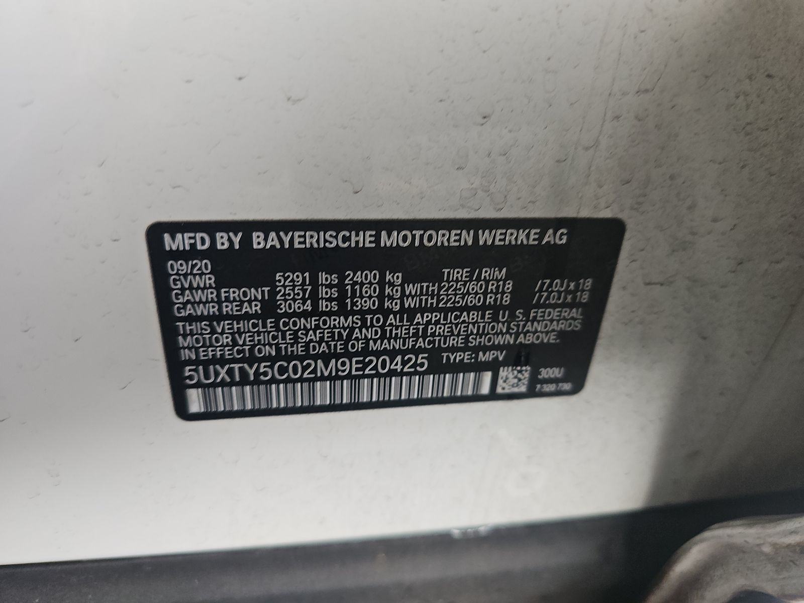 2021 BMW X3 xDrive30i AWD