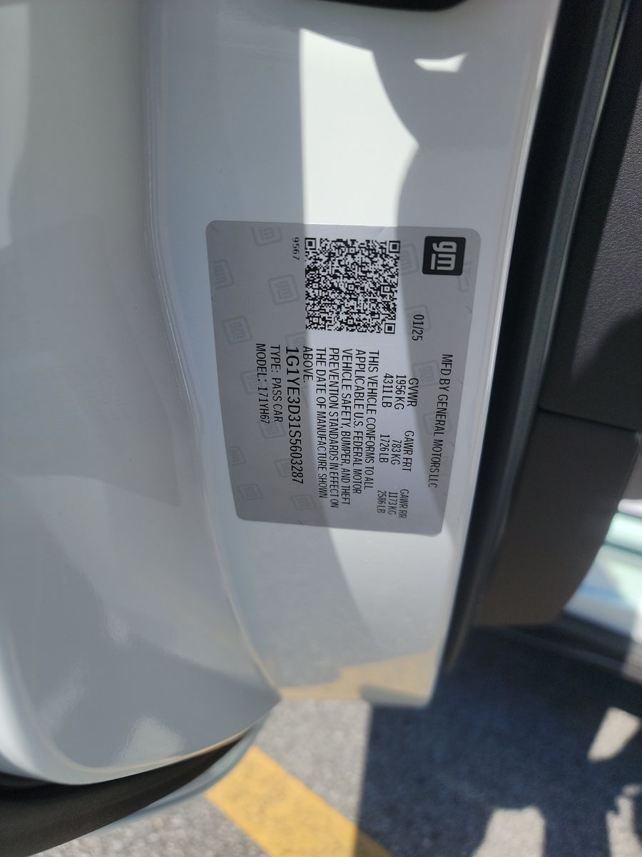 2025 Chevrolet Corvette Z06 RWD