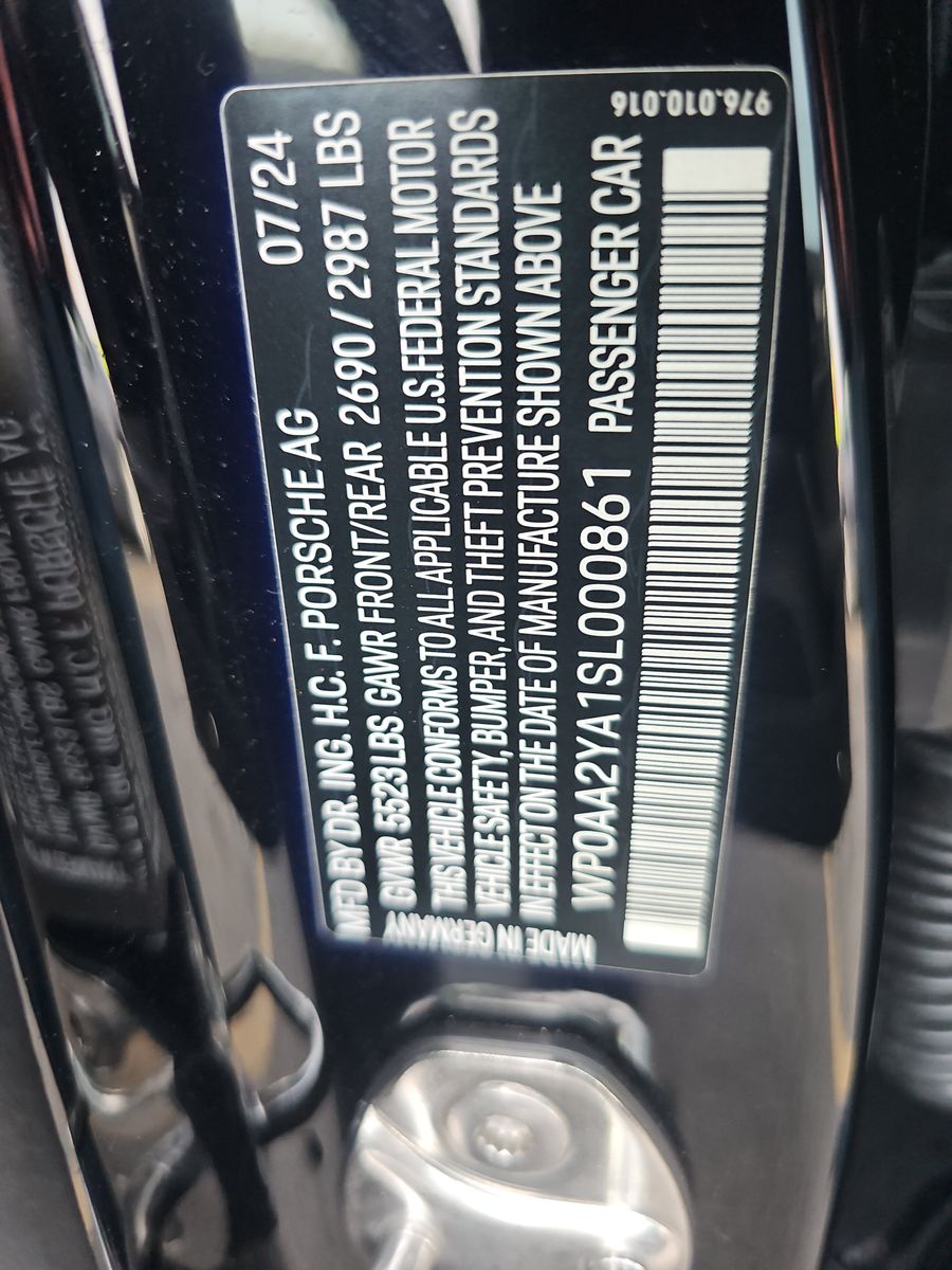 2025 Porsche Panamera Base RWD