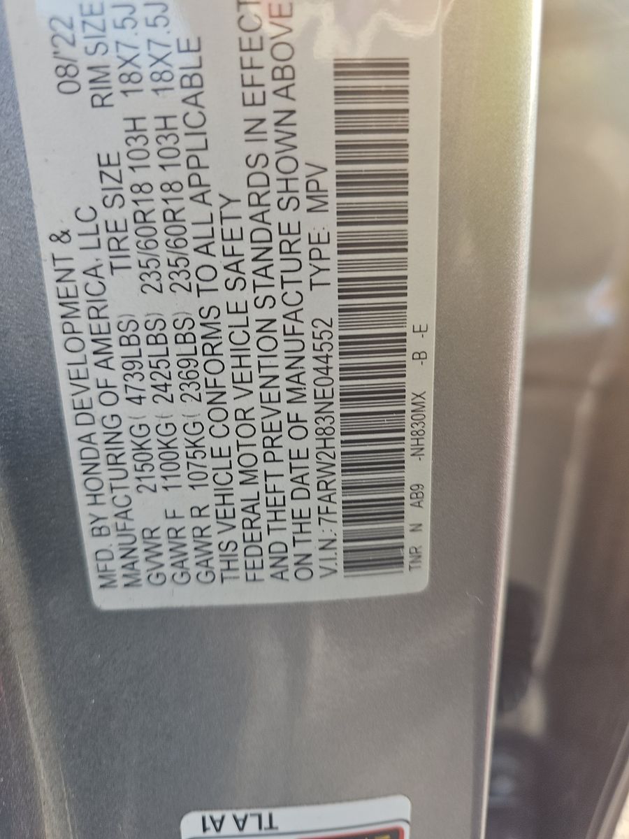 2022 Honda CR-V EX-L AWD