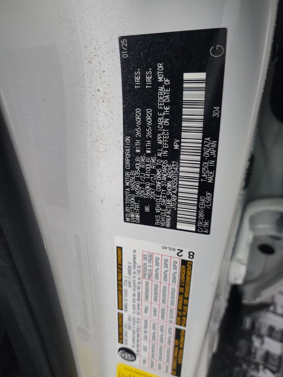 2025 Toyota Land Cruiser Base AWD