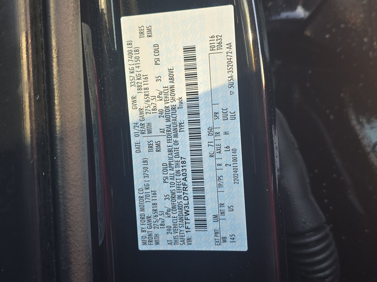 2024 Ford F-150 Hybrid XLT AWD