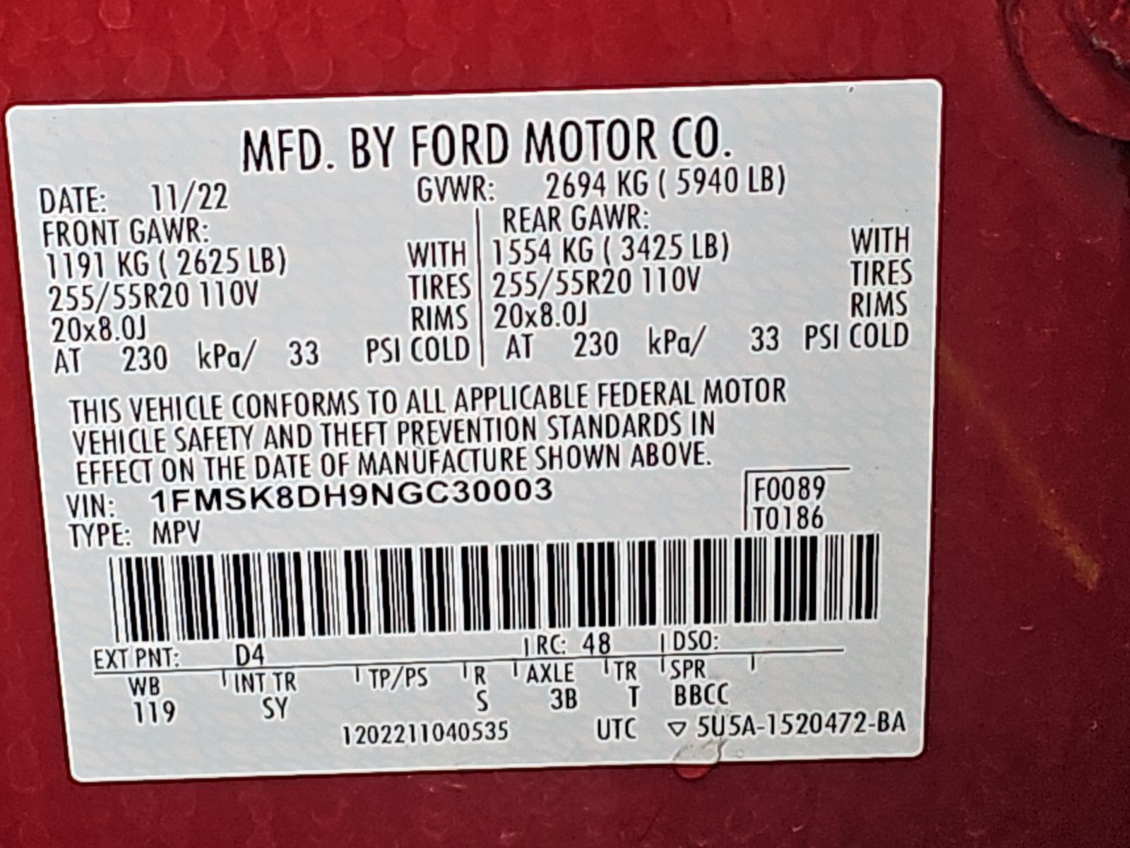 2022 Ford Explorer XLT AWD