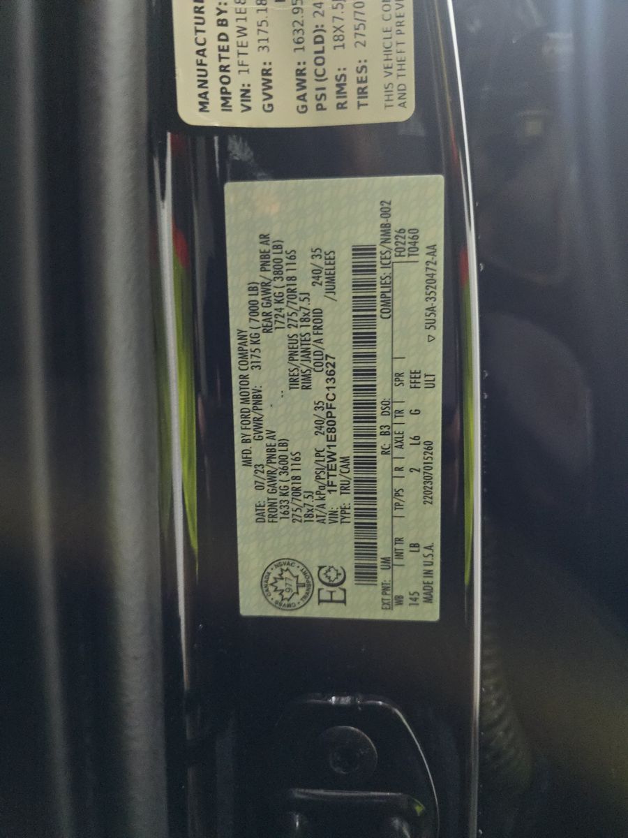 2023 Ford F-150 Tremor AWD