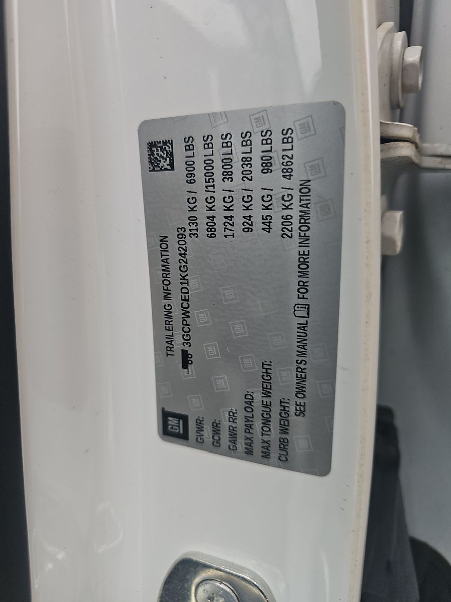 2019 Chevrolet Silverado 1500 LT RWD