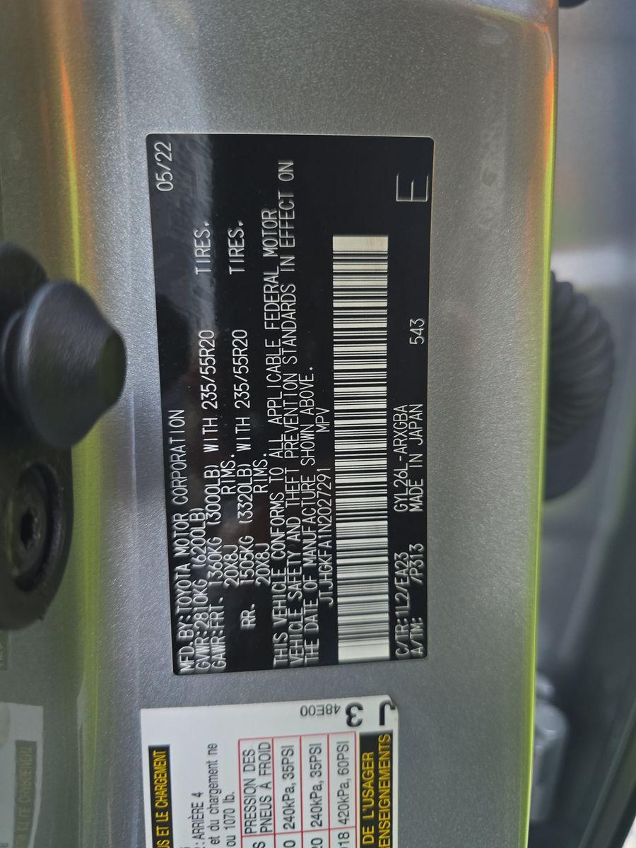 2022 Lexus RX RX 450h L AWD