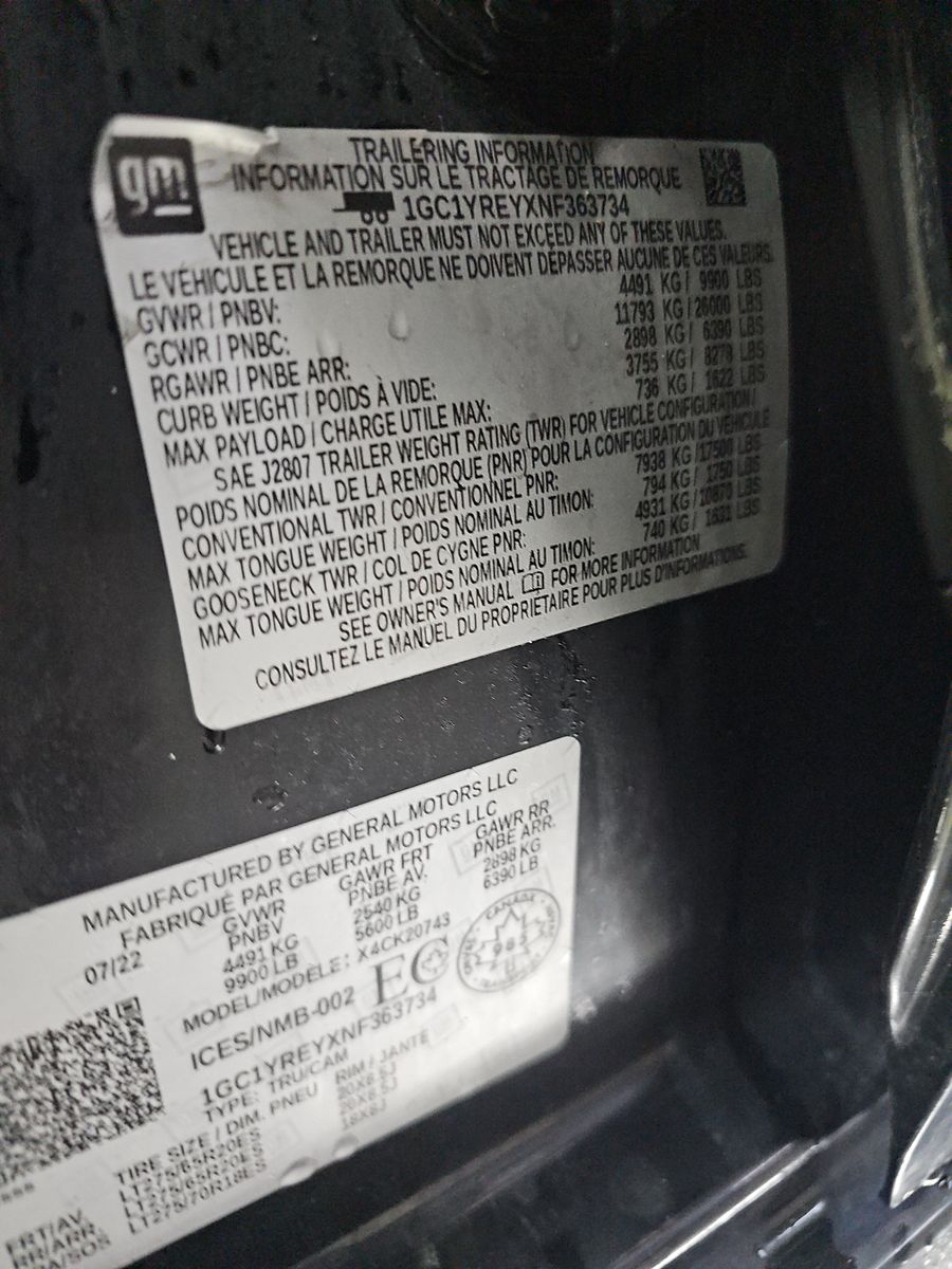 2022 Chevrolet Silverado 2500HD High Country AWD