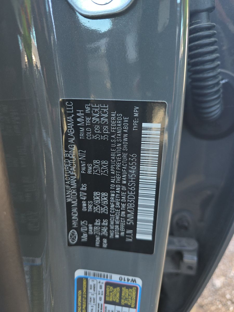 2025 Hyundai Tucson SEL FWD